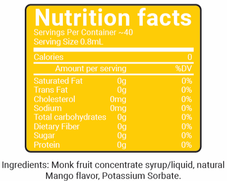 Mango Liquid Beverage Enhancer